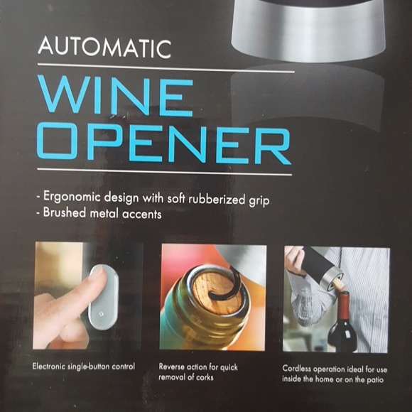 Living Solutions Automatic Wine Opener - Picture 2 of 2